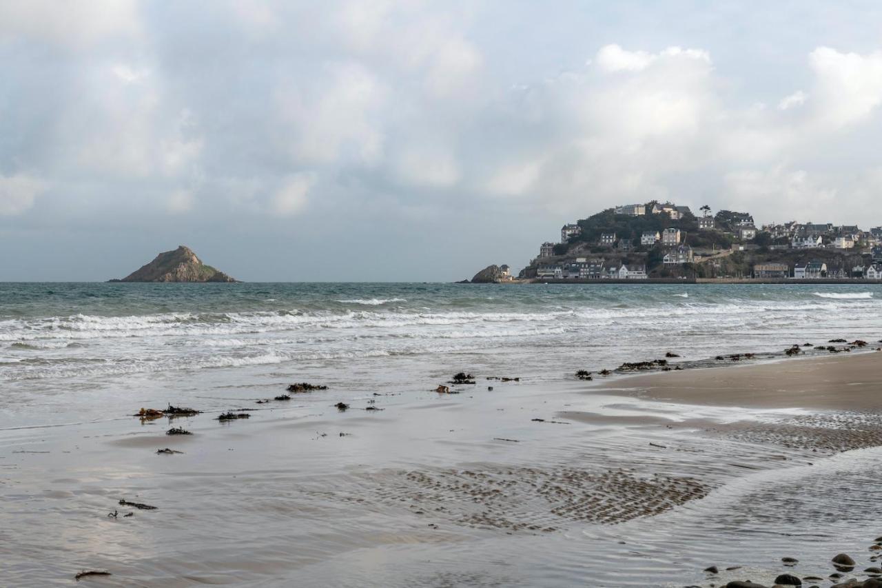 Sejour Pour 6 Face A La Grande Plage De Pleneuf Exterior foto